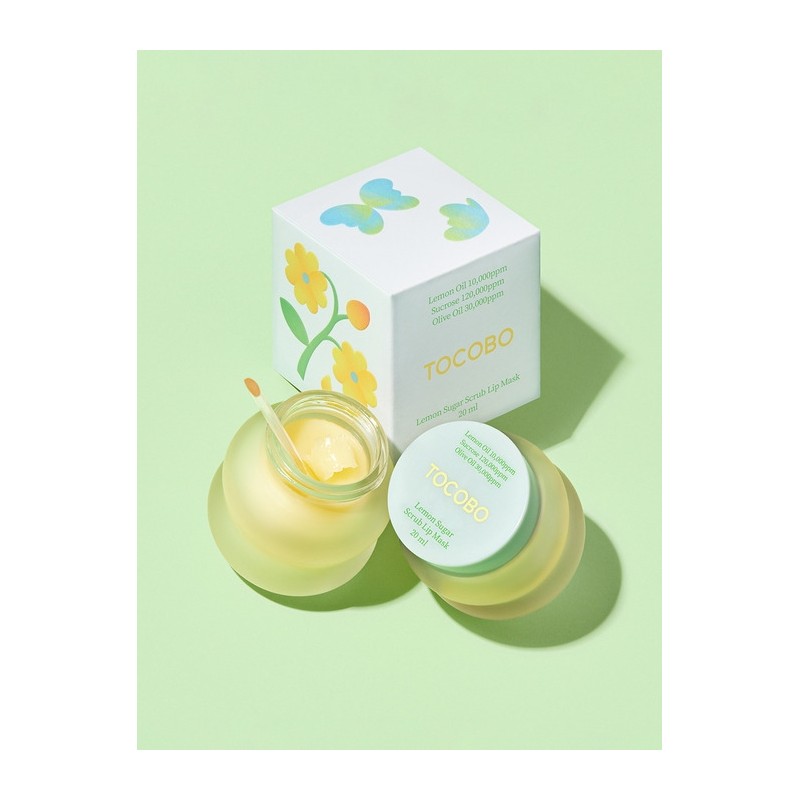 Lemon Sugar Scrub Lip Mask / 레몬 슈가 스크럽 립