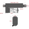 WindyNation 12 Volt, 225 lbs Linear Actuator + Wireless Remote