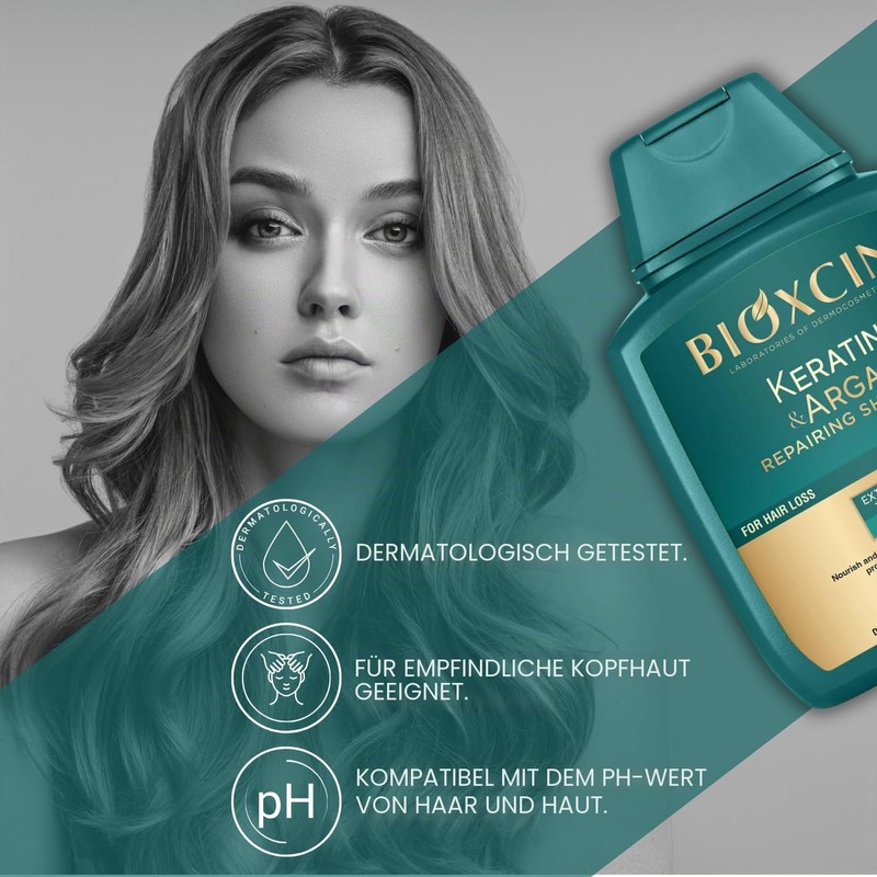 Bioxcin Keratin & Argan Repair Shampoo 300 Ml - Verwittertes