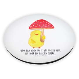 Mr. & Mrs. Panda Round Magnet Chick Toadstool - Gift, Fridge Magnets, Easter Bunny, Office Magnet, Lucky Mushroom, Calendar Magnet, Magnetic Board, Easter Gifts, Easter