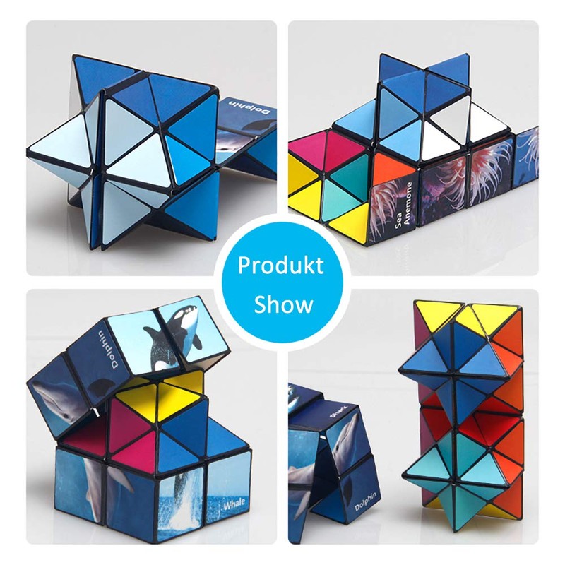 Euclidic Cube Star Cube, Magic Cube Set, Transforming Cubes, Magic