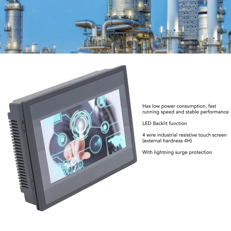HMI Touch Screen 7in TFT LCD Display PLC Control Screen