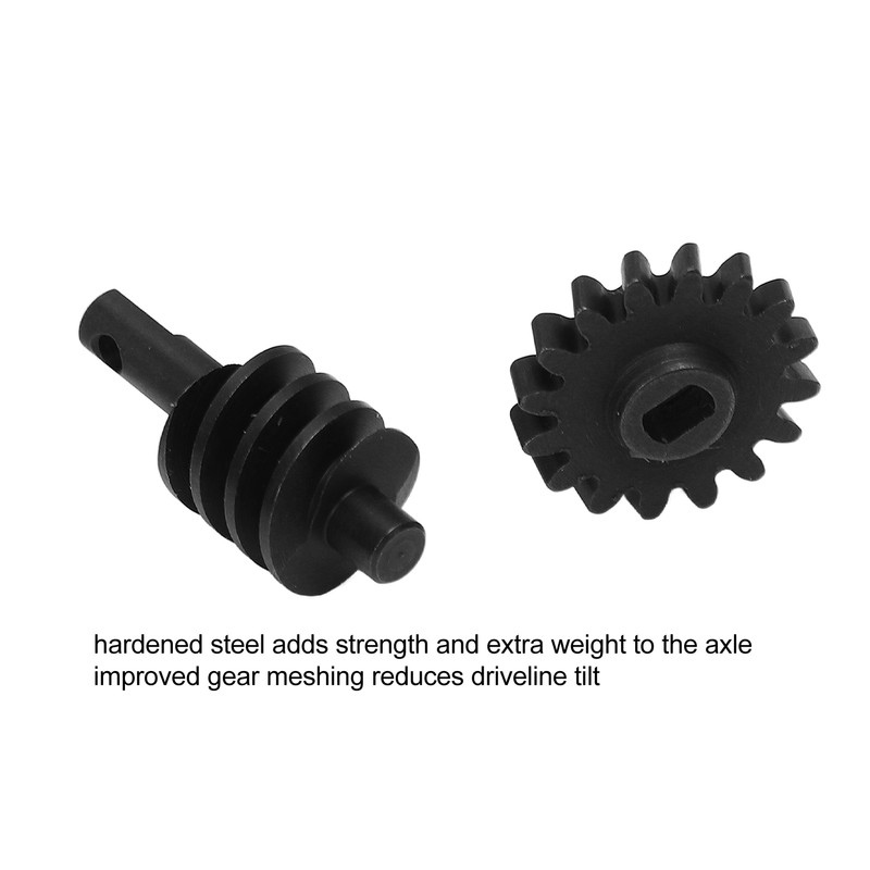 RC Hardened Steel Differential Gears Set 16T Replacement Differential Gear