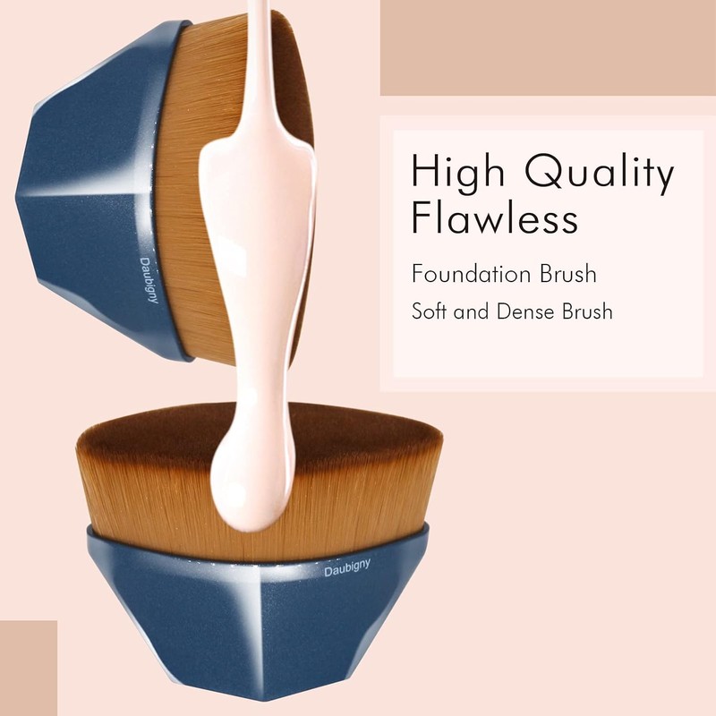 Daubigny Perfect Makeup Brush Face Blush Foundation Brush (Blue) for