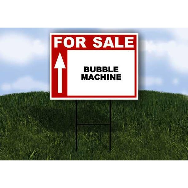 BUBBLE MACHINE For Sale UP ARROW white Red Black 1