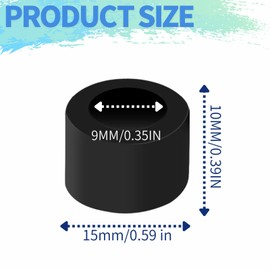 14pcs Retaining Springs for Cricut Maker, Rubber Roller Resolution and Replacement Rubber Roller for Cricut Maker, Prevent Rubber from Moving Retaining Clamp Ring