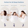 GOHOME King Size Pillows Set of 4 - Bed Pillows