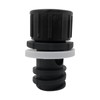 JRSHOME New Upgraded Replacement Black Drain Plug w/Hose Connection for