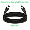14 AWG DC Power Extension Cable 6.6FT with 5.5mm ×
