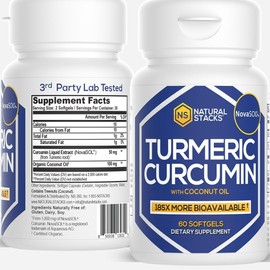 Cúrcuma con Aceite de Coco Natural Stacks 60 Cápsulas