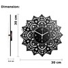 Instant Karma Clocks Wall Clock Mandala Flowers Artwork Decoration Chakra