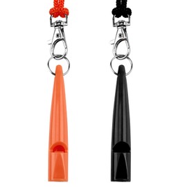Dog Whistles for Recall, Dog Whistle to Stop Barking in Orange and Black with Whistle Band, Ideal for Dog Training, Recall Commands, and Daily Use, Loud, Durable, and Easy to Use for All Dog Breeds