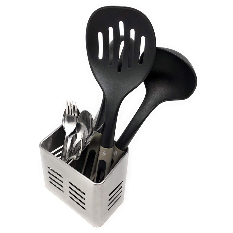 Space Home - Stainless Steel Cutlery Holder - Kitchen Utensil