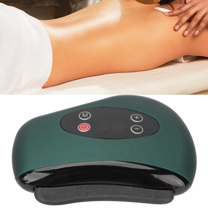 Face Scraping Massager Lymphatic Dredging Heating Electric Photothermal Scraping Device