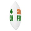 Still French St Patricks Day Shamrock Throw Pillow