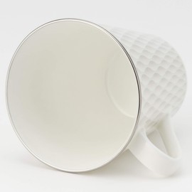 Narumi 52073-2934 Cup Saucer, Raffle Platinum, 4.1 fl oz (115 cc), Demitas, Made in Japan