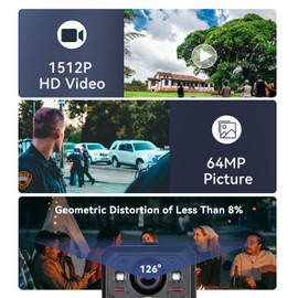 ponycam 1512P HD Body Camera with Electronic Image Stabilization,13H Record Time, Built-in 3600mAH Battery, Easy to Operate, Waterproof Police Body Mounted Camera for Law Enforcement(128G)