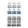 11,4 x 16,2 cm photos - Porte-photos/porte-cartes postales 8 vues
