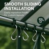 Plant Hook Set for Greenhouse - 50 Running Hooks &