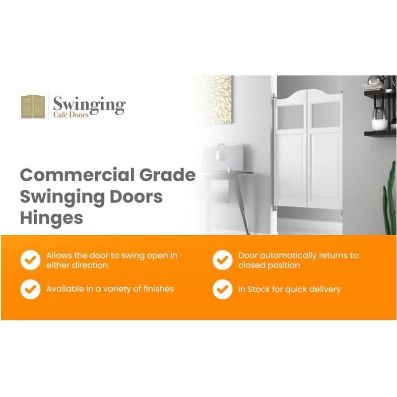 S7512 Commercial Grade Gravity Double Action Pivot Hinge - Saloon