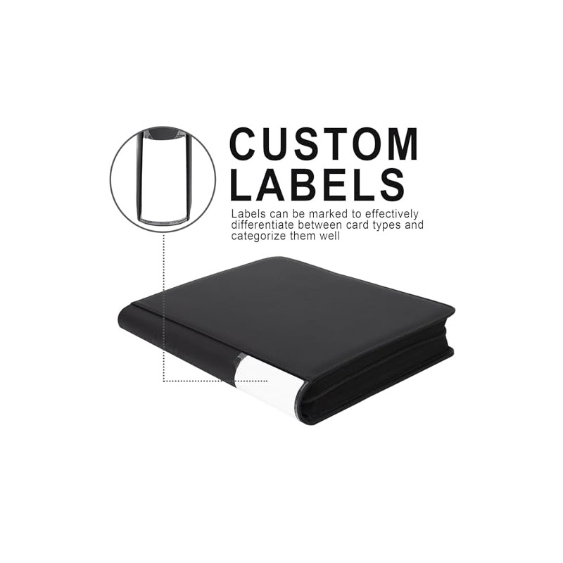 Toploader Binder, Holds 360 Toploaders, Top Loader Binder with 9