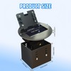 Recessed Floor Outlet Box, Deep Receptacle with 4.8A USB-A and