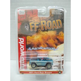 Auto World SC375-4 Off Road 1971 Baja Bronco HO Scale Electric Slot Car - Blue