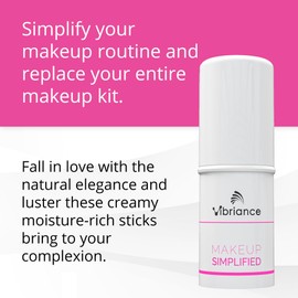 Vibriance Makeup Simplified Illuminate Stick - All-in-One, Mature Skin Highlighter - Lips, Cheeks, Eyes Cosmetics for Older Women
