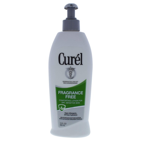 Curel Daily Moisture Fragrance-Free Lotion For Dry Skin 13 oz (Pack of 6)