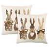 MAZSHTTD Easter Pillow Covers Bunny Throw Pillow Covers 18 x