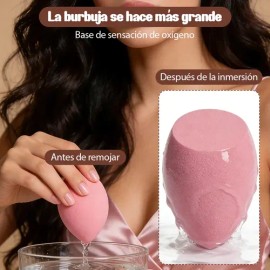8kit De Esponja Para Maquillaje Con Brochas Kabuki Para Base                                                                                          