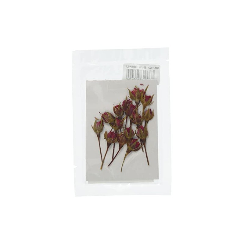 Fukusan Pressed Flower Pack, Wild Rose, Red (Diagonally Pushed), FUK-1022