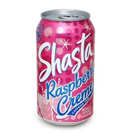 Shasta Raspberry Creme Soda, 12-Ounce Cans (Pack of 12)