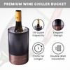 Sol Living Wine Chiller Bucket - Double Wall Stainless Steel