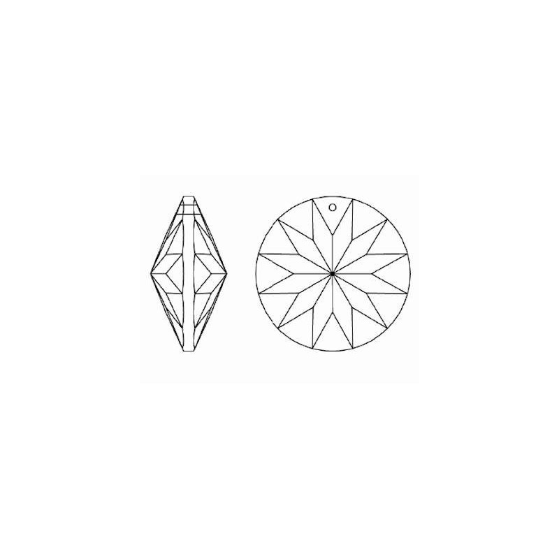 Rainbow Crystal Rivoli Sun Diameter 45 mm Crystal 30% PbO