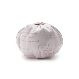 Gelato Pique PWGB241652 Sweet Satin Pouch with Message Pattern, LPNK