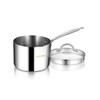 VENTION Tri-Ply Stainless Steel Saucepan with Glass Strainer Lid, 3