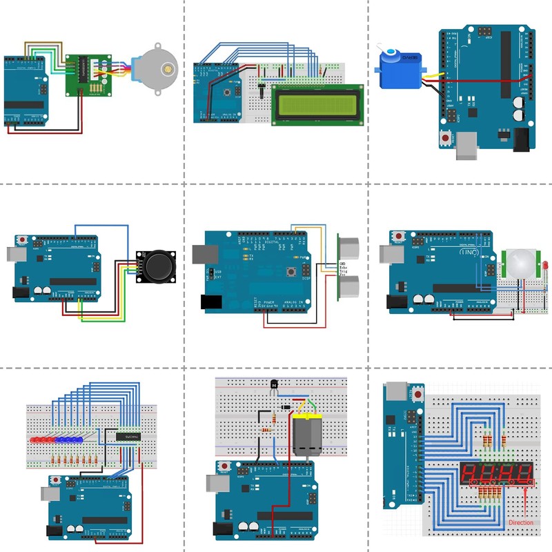 Starter Kit for Arduino Electronic Set Miuzei Full Version Kit