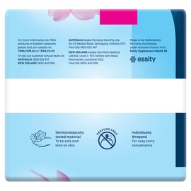 TENA InstaDRY Pads, Long Length, Pack of 8