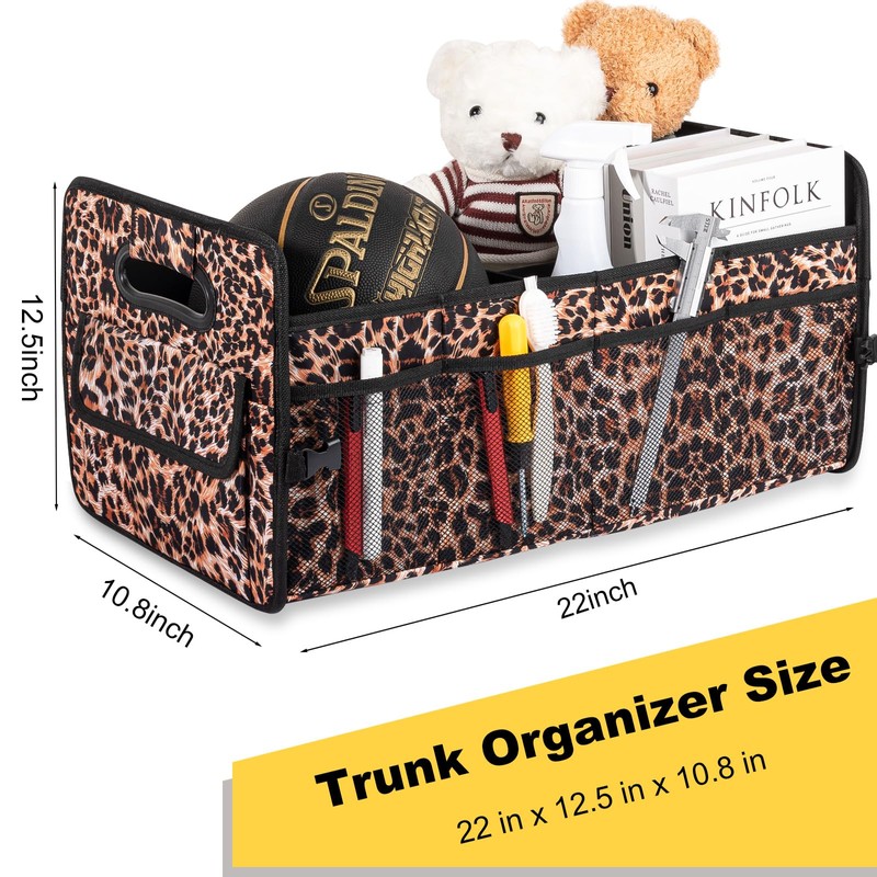 JiatuA Car Trunk Organizer, Car Organizers and Storage Collapsible Multi
