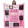 Paoeyty Sister in Law Gifts, Gifts for Sister in Law Birthday Gifts, Sister-in-Law Blanket 60"X50", Best Sister in Law Gifts Blanket, Sister in Law Birthday Blanket