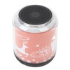 Mini Bluetooth Speaker Christmas Pattern Festive Atmosphere RGB Music Player