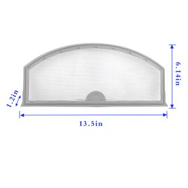 2 Pack Dryer Lint Screen Replacement WE03X23881, Dryers Mesh Lint Catcher Replaces GTD65EBSJ3WS, GTD33EASK0WW 4476390, PS11763056, AP6031713, EAP11763056 Stainless Steel Metal Screen Mesh Lint Trap