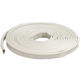 M-D Building Products 68676 M-D Smoke Seal Door Gasket, 20 in L X 1/2 in W 1/4 in T, Silicone, Oversized, Extra Large, Medium, Large, White