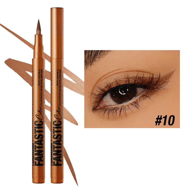 MIRUOKOU Multicolor Eyeliner 12 Colors Liquid Color Eyeliner, Extra Fine,