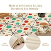 Mid Century Table Runner, Modern Atomic Pattern Absctract Geometric Retro
