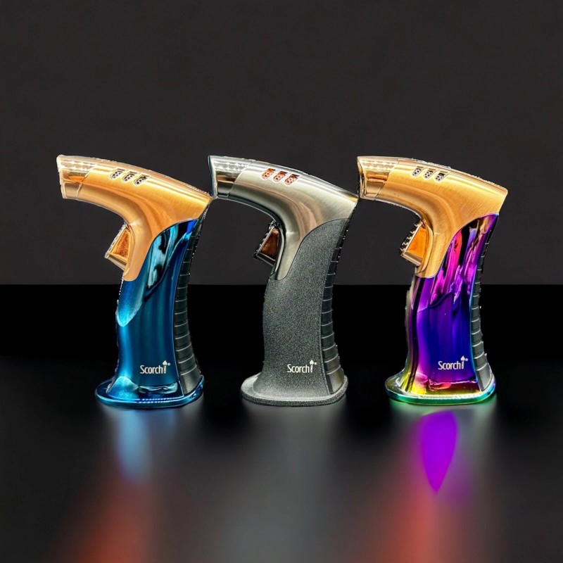 Scorch Torch Single Jet Scorch Torch Lighter Full Metal Butane