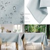 Filumi Tablecloth 100 x 100 cm Silver Washable for Indoor
