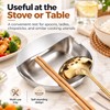 Stainless Steel Utensil Rack for Countertop Use – Self-Standing Ladle,