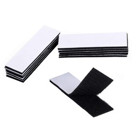 Thepbro Strong Velcro Waterproof Velcro with Double Sided Tape, 1.2 x 3.9 inches (3 x 10 cm), Male and Female Set, For Home Use, 12 Pieces